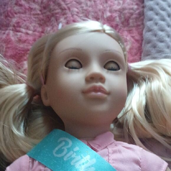 Delightful Doll Set with Red and Pink Outfits - Picture 2 of 6